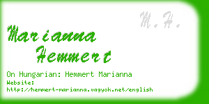 marianna hemmert business card